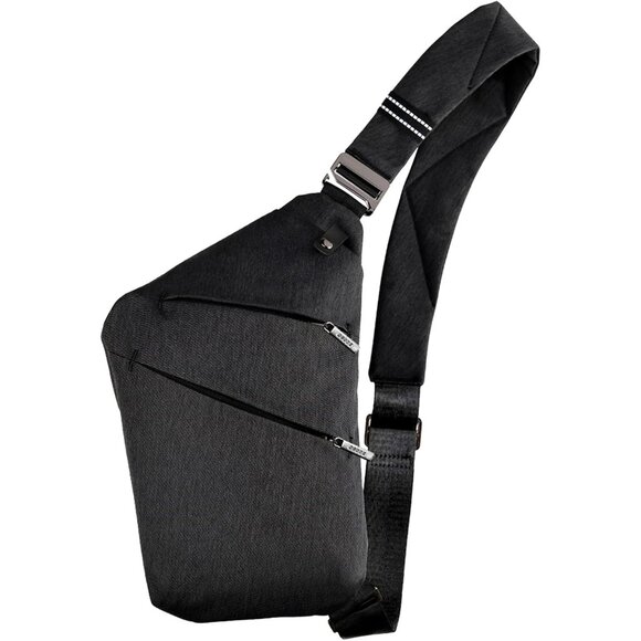 🆕 Women Black Anti-Theft Crossbody Shoulder Bag All Fit Security Travel Purse - Picture 1 of 6